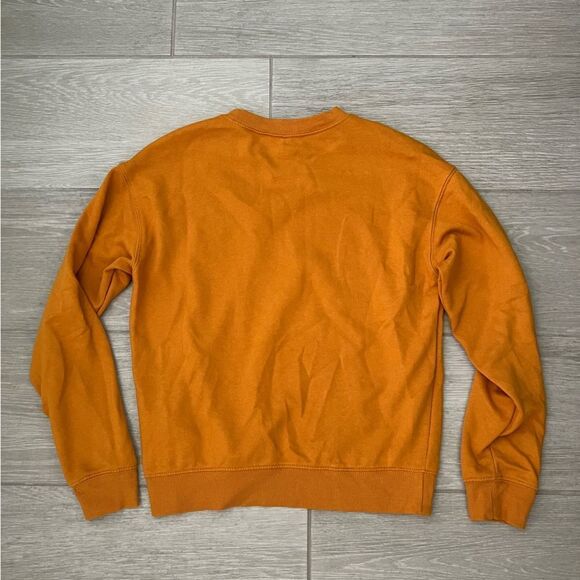 Mickey Mouse Logo Crewneck Sweatshirt Divided Mustard Yellow Size Small - Picture 6 of 6